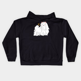 Maltese Dog Kids Hoodie